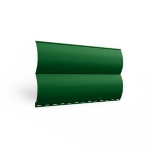 Металлосайдинг Бревно 0,45 RAL 6002 Зеленый лист