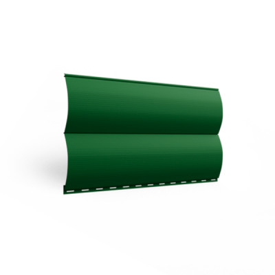 Металлосайдинг Бревно RAL 6002 Зеленый лист