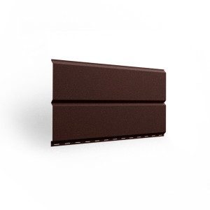 Металлосайдинг Брус 0,45 RAL 8017 Шоколадно-коричневый текстурированный