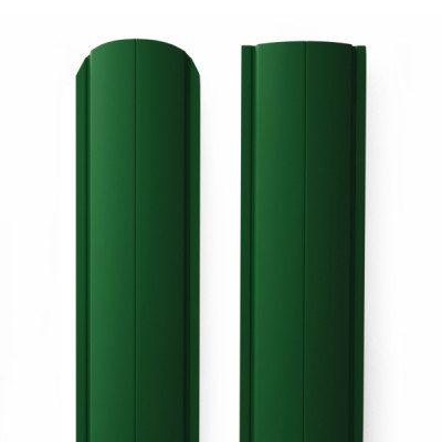 Металлический штакетник Rondo 129 RAL 6002 Зеленый лист