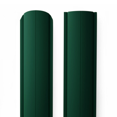 Металлический штакетник Rondo 129 RAL 6005 Зеленый мох
